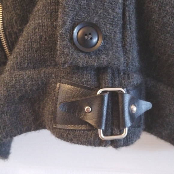 Leif Nelson Men’s Knitted Cardigan Slim Fit Hoodie.  Size L - Picture 7 of 16